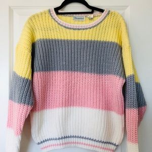Pastel colored sweater